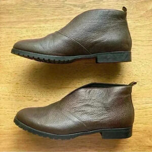 Women's Cordani Italian Leather Slip On Bootie Size 38